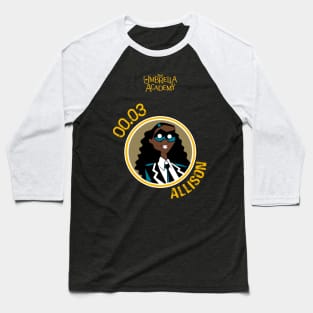 UMBRELLA ACADEMY: ALLISON ¨THE RUMOR¨ CARTOON Baseball T-Shirt